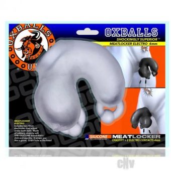 Meatlocker Electro Chastity Clear Ice