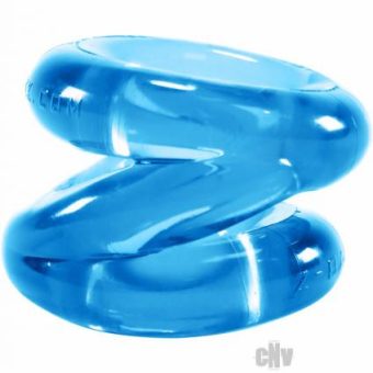 Z Balls Z-Shaped Cockring Ballstretcher Ice Blue