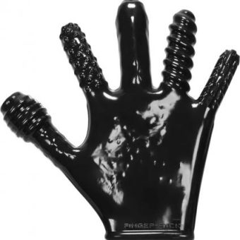 Finger F*ck Textured Glove Oxballs Black