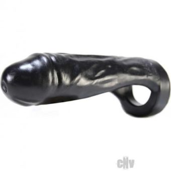 Thug Silicone Double F'er Strapless Dildo 8" - Black