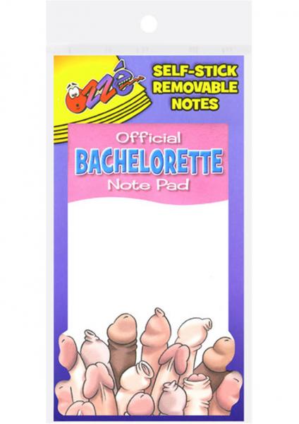 Official Bachelorette Note Pad