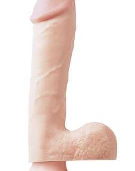 Basix Dong Suction Cup 7.5 Inches Beige