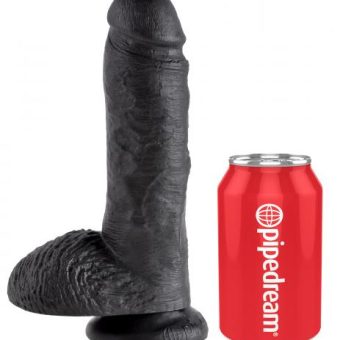 King Cock 8" Cock - Black