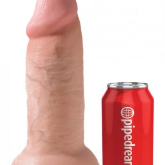 King Cock 10" Chubby Dildo - Beige