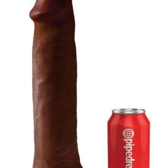 King Cock 14" Dildo - Brown