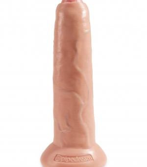King Cock 9 inches Uncut Dildo Beige