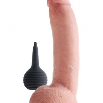 King Cock 9 inches Squirting Dildo Beige