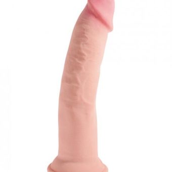 King Cock Triple Density 9 inches Cock, Balls Beige