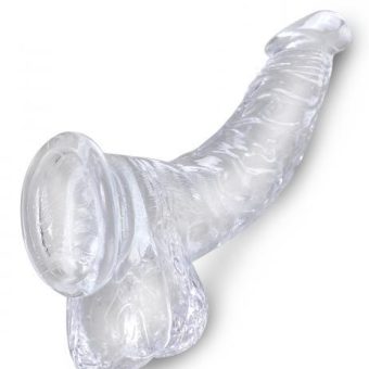King Cock Clear 7.5 Inches Cock With Balls