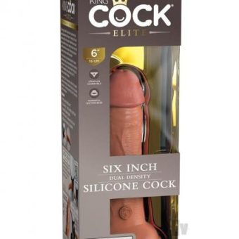 Kc Elite Dual Dense Cock 6 Tan