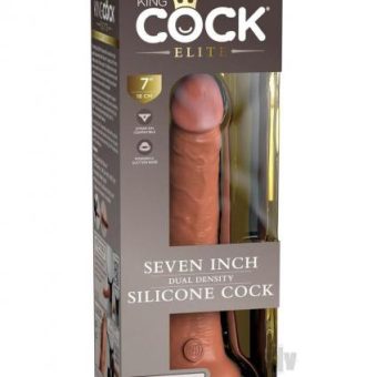 Kc Elite Dual Dense Cock 7 Tan
