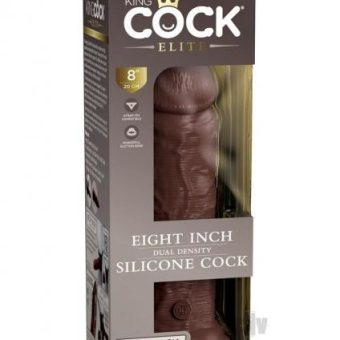 Kc Elite Dual Dense Cock 8 Brown