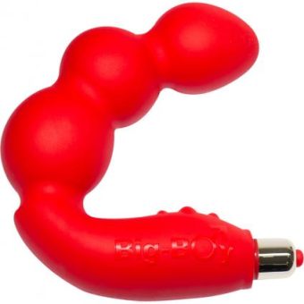 Big Boy Silicone Vibrator Waterproof Red
