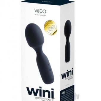 Wini Rechargeable Mini Wand Black
