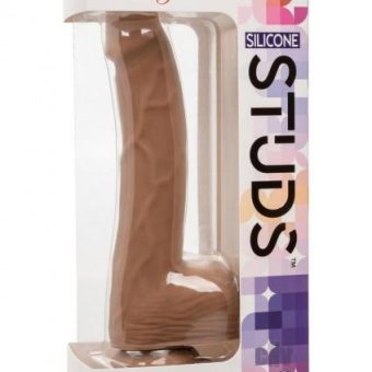 Silicone Studs 8 Brown