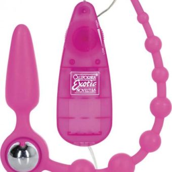 Booty Call Double Dare Silicone Probe Beads Pink