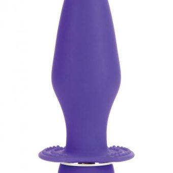 Booty Call Booty Rider Purple Vibrating Butt Plug
