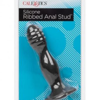 Silicone Ribbed Anal Stud