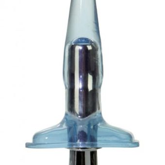 HIGH INTENSITY VIBRO TEASE 375 INCH ICE BLUE