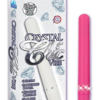 CRYSTAL CHIC VIBE 4.5 INCH PINK