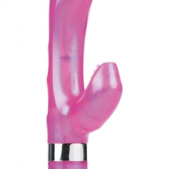 Platinum Edition G-Kiss Dual Motor Vibe Pink 4 Inch