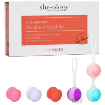 She Ology Interchange Weight Kegel Set