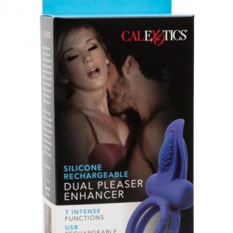 Silicone Dual Pleasure Enhancer Blue