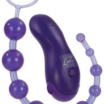 Playful Lovers Ensemble Massager And Pleasure Beads Purple