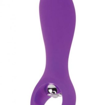 Posh Silicone O Probe Massager Waterproof 4.25 Inch Purple