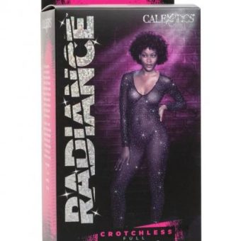 Radiance Crotchless Full Body Suit Black
