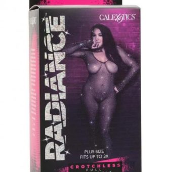 Radiance Crotchless Full Body Ps Black