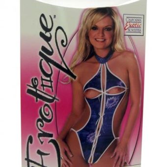 Erotique Denim Tie Up Teddy Blue