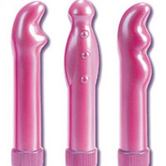 DR Z PLEASURE MASSAGER TRIPLER 6.75 INCH PINK