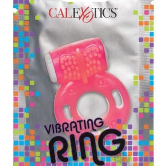 Foil Pack Vibrating Ring Pink