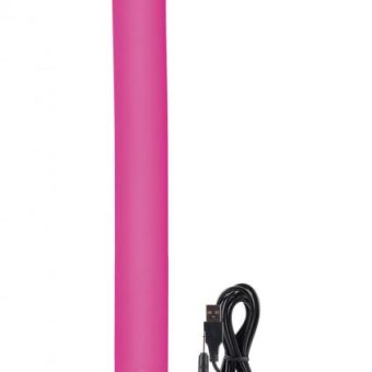 Lust L4 Silicone Bendable Massager Waterproof Pink 7.75 Inch