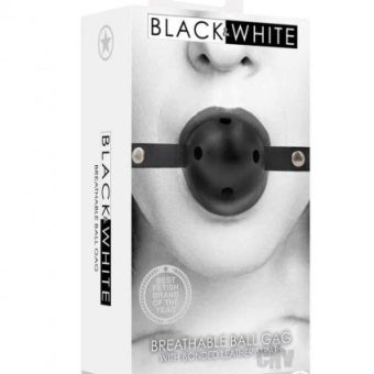 Ouch Breathable Ball Gag Black