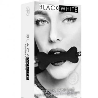 Ouch Silicone Bone Gag Black