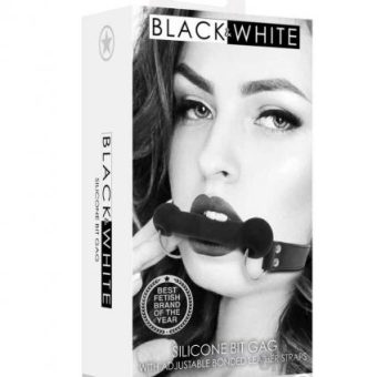 Ouch Silicone Bit Gag Black