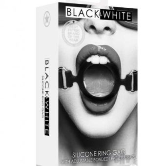 Ouch Silicone Ring Gag Black