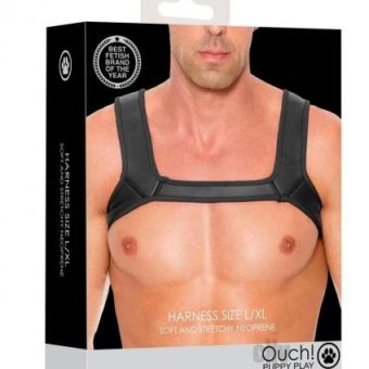 Ouch Neoprene Harness L/xl Black