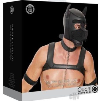 Ouch Neoprene Puppy Kit L/xl Black