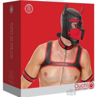 Ouch Neoprene Puppy Kit L/xl Red