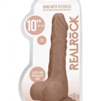 Realrock Dong With Balls 10 Tan