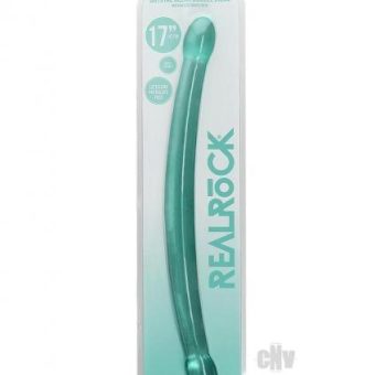 Realrock Crystal Clear Double Dong 17