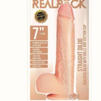 Realrock Straight W/balls 7 Vanilla