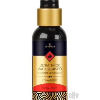 Sensuva Ultra Thick Water Based Moisturizer Strawberry 1.93oz