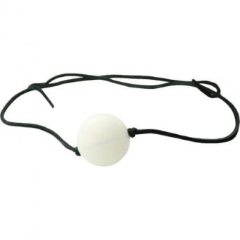 Thong Plastic Ball Gag 1.75 Inch - White