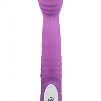The Big O Silicone Vibrator Waterproof Lavender 8.5 Inch