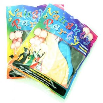 NAUGHTY PARTY BALLOONS BOOBIES 6 PK
