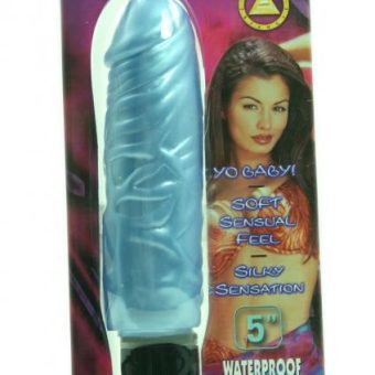 PEARL SHINE PETER 5 INCH VIBRATOR BLUE WATERPROOF
